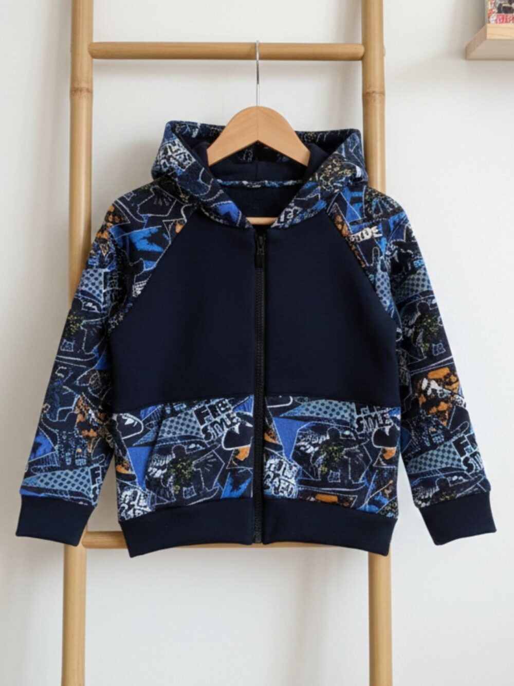 sweat zippé enfant snowboard