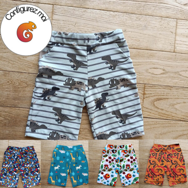Short mixte à personnaliser