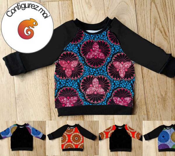 Sweat enfant wax à personnaliser