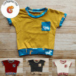 photo du tee-shirt bébé personnalisable avec plusieurs exemples