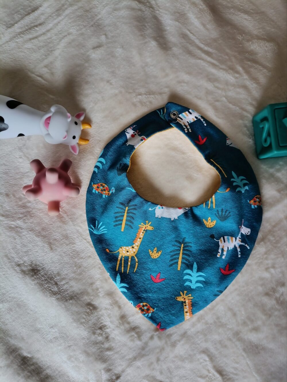 Bavoir bandana bébé - Animaux