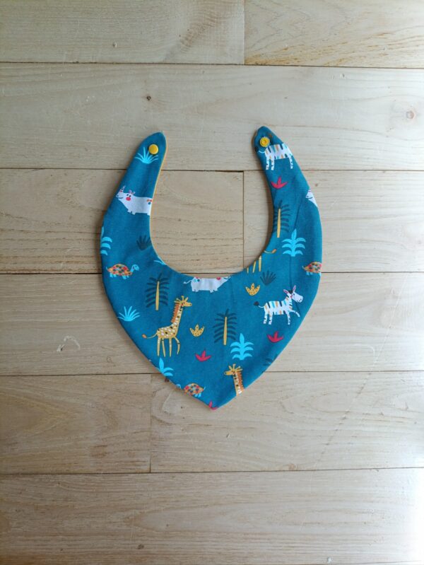 Bavoir bandana bébé - Animaux