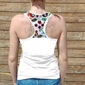 Débardeur femme léger dos nageur - Fleurs de printemps