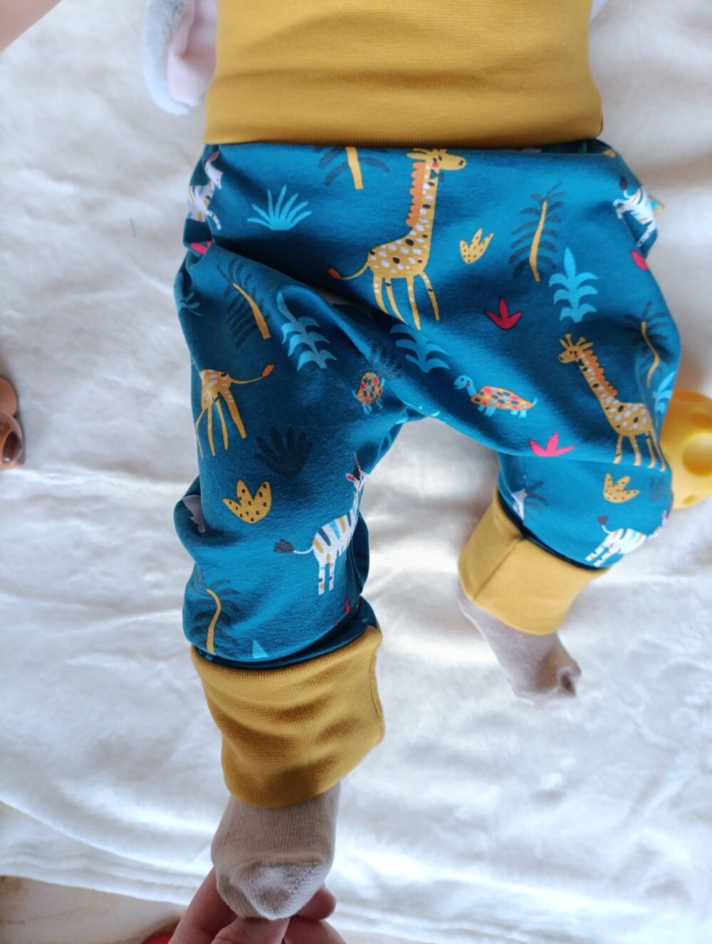 sarouel bébé Animaux - porté