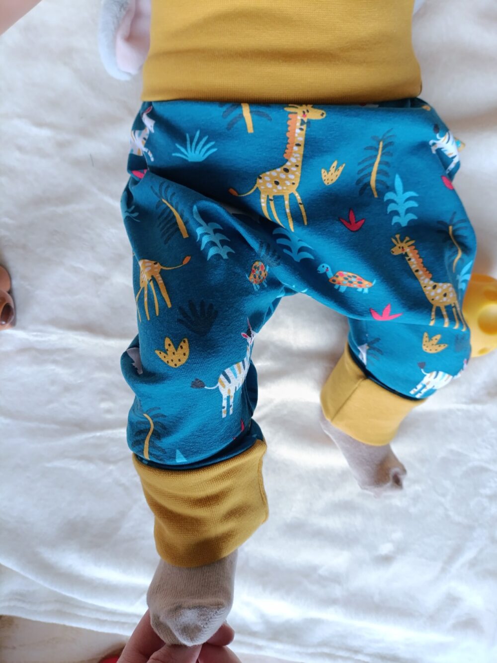 sarouel bébé Animaux - porté