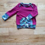 photo du sweat évolutif bébé magenta