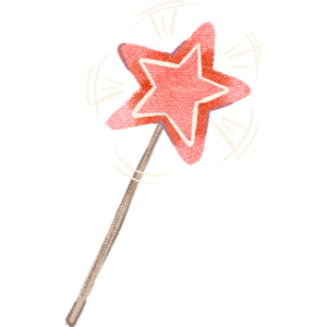 dessin baguette magique