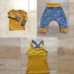 différents vêtements assortis motifs colorés