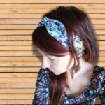 photo du bandeau effet noeud fleuri bleu