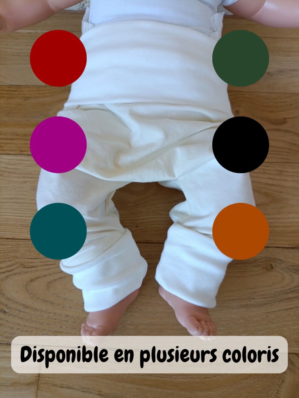 sarouel personnalisé bébé uni