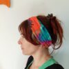 bandeau cheveux multicolore