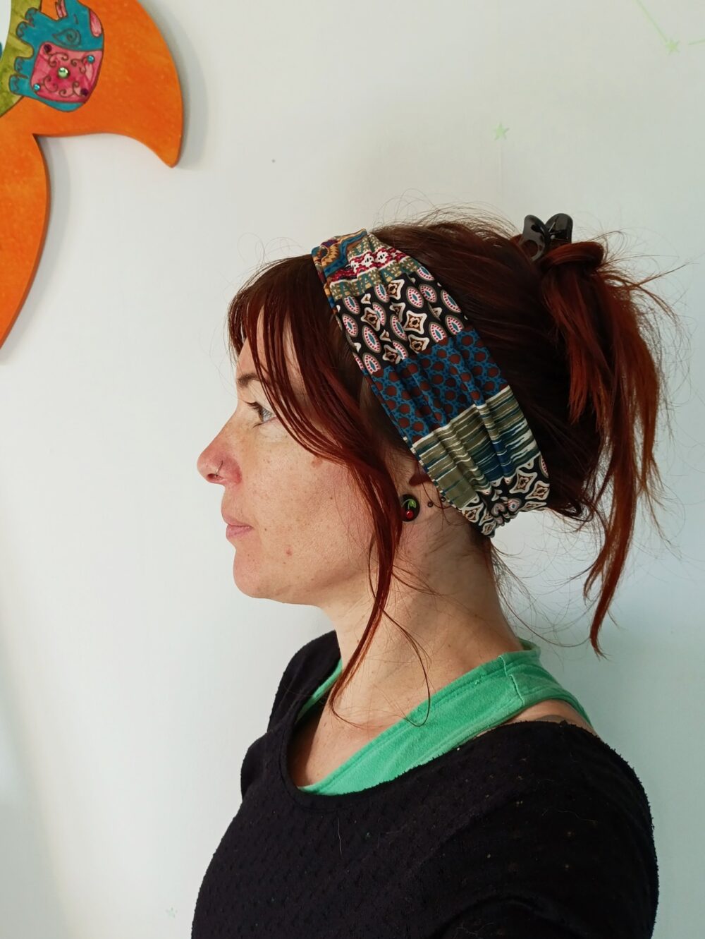 bandeau cheveux géométrique