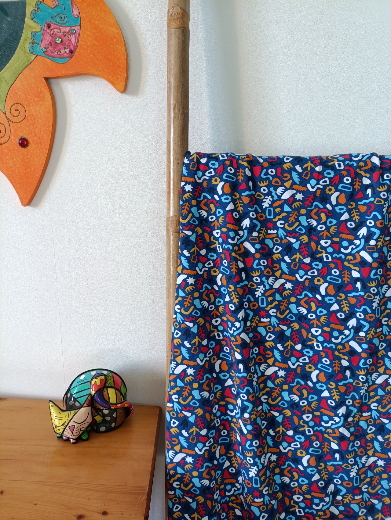 tissu jersey de coton coloré