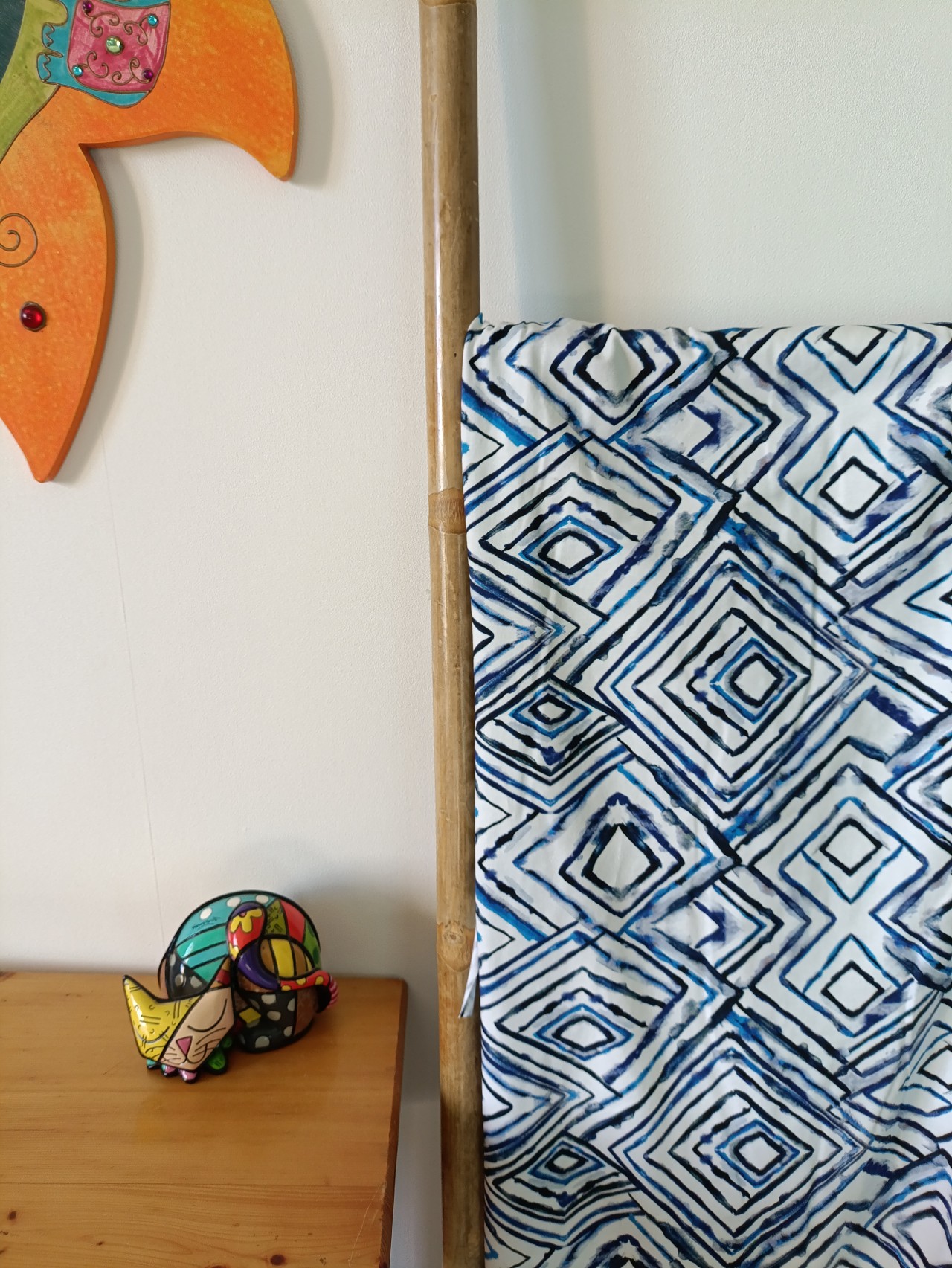 tissu jersey de coton losanges