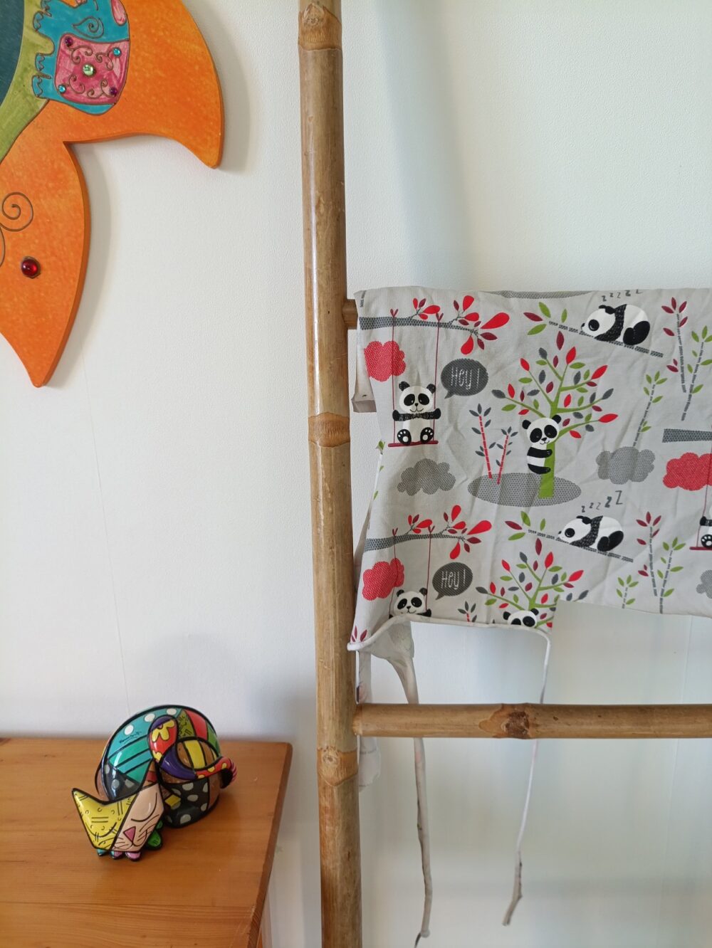tissu jersey de coton panda