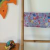 tissu jersey de coton renards mauve