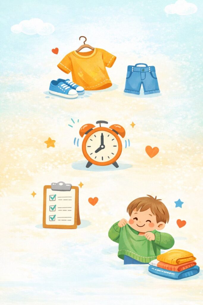 Astuces pour faciliter l'habillage