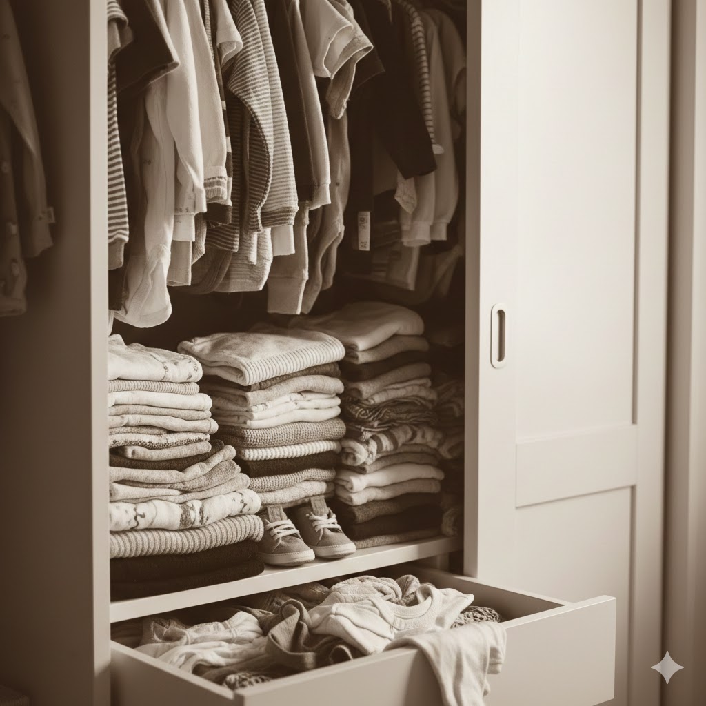 vêtements bébé trop vite petits