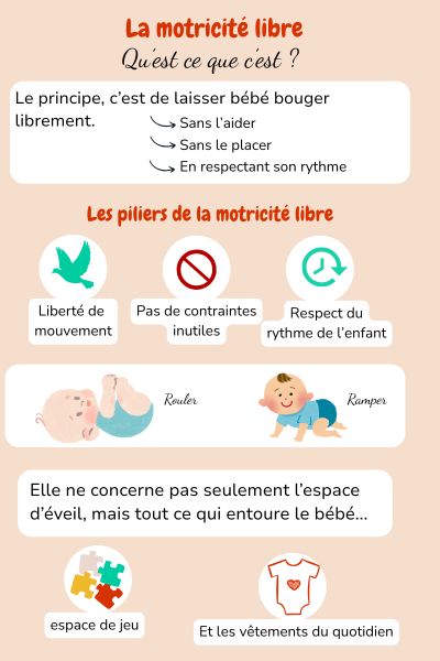 La motricité libre chez bébé