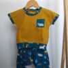 ensemble évolutif short et tee-shirt bébé - motif animaux - suspendu cintre