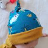 bonnet de naissance - animaux savane - porté