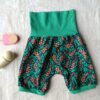 short évolutif enfant - vert et fleurs